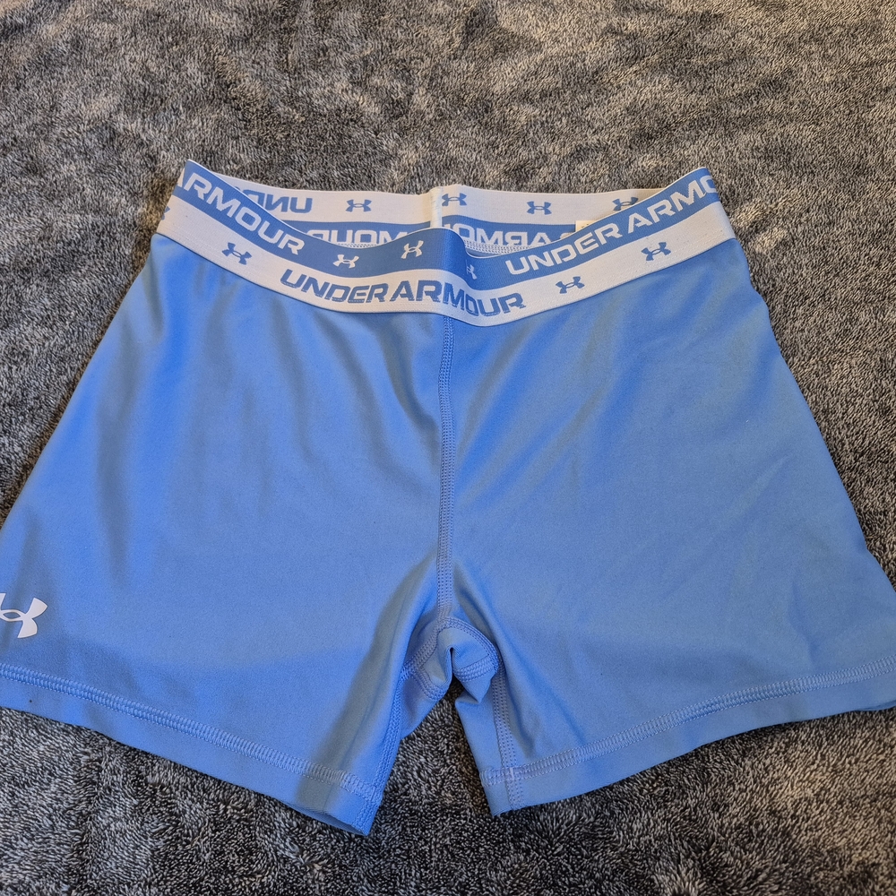 Under Armour Orange and Blue Athletic Shorts Performance Fit